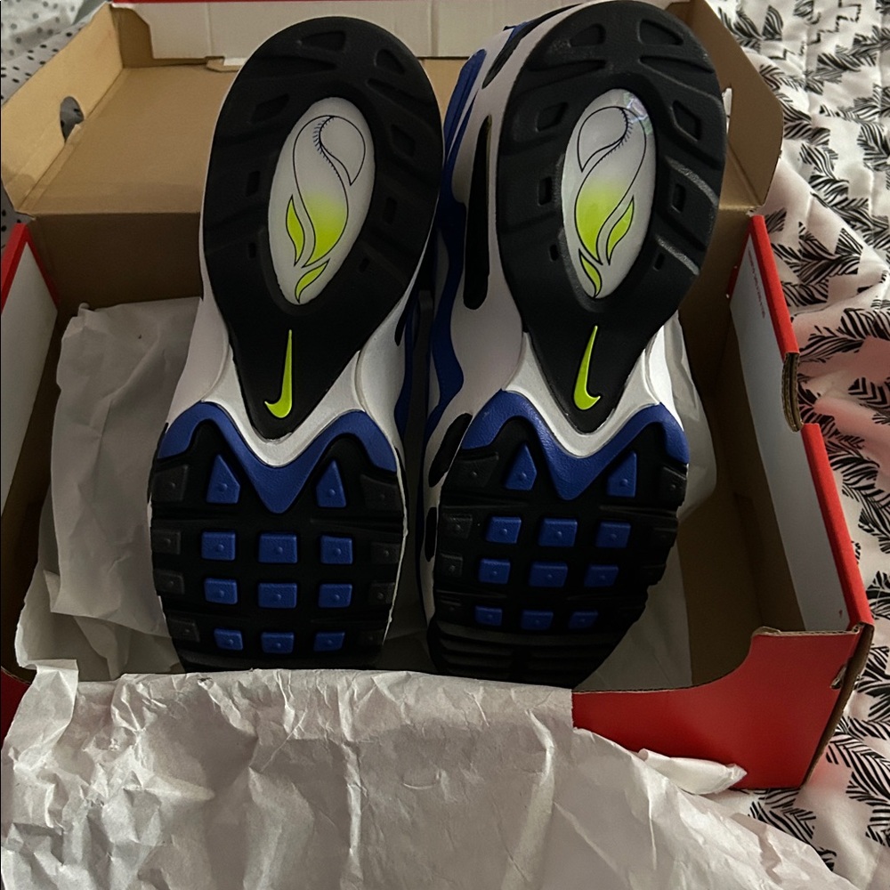 Nike Air Griffey Max 1 Varsity Royal and Black Sneakers - Picture 7 of 7